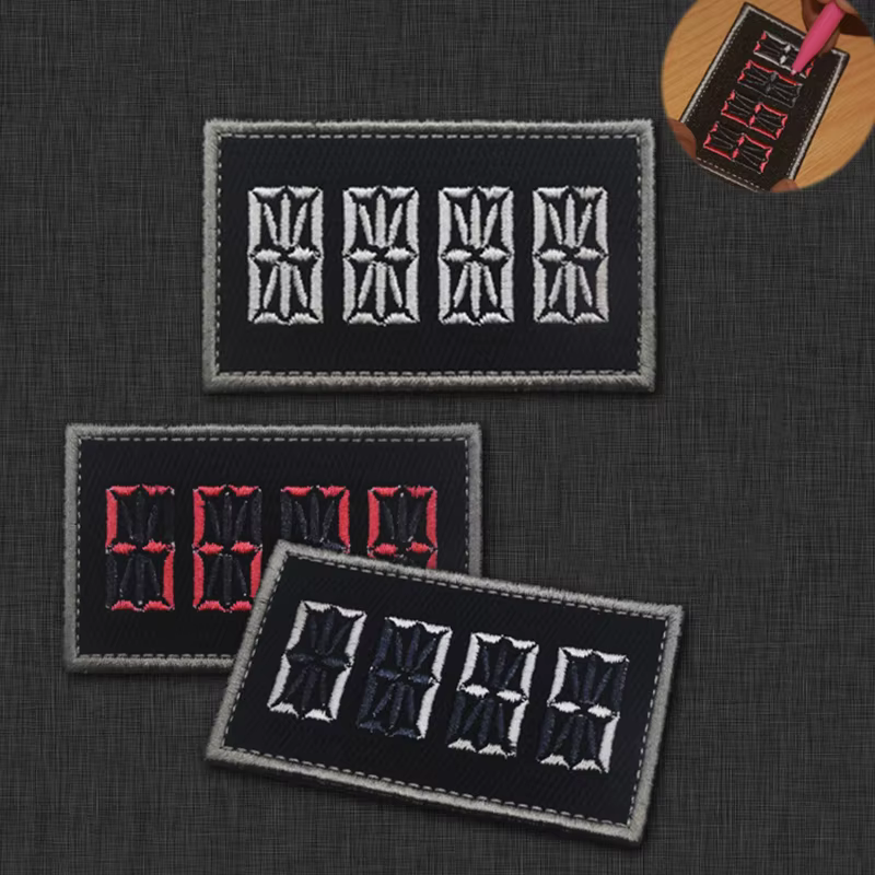 Parches MOLLE identificación: letras y números, Velcro táctico - imagen 2