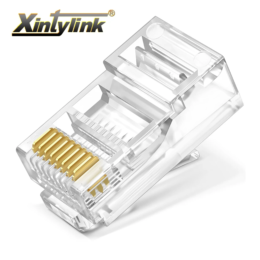 Conector RJ45 Cat5e UTP – Plug 8 pines Ethernet para red