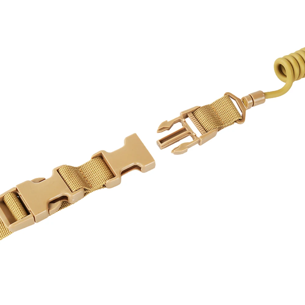 Cordón elástico MOLLE antisalto – Eslinga seguridad equipamiento táctico - imagen 3