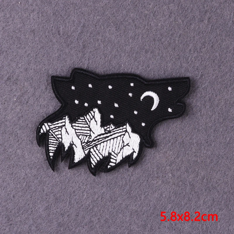 Parche morale bordado ciervo lobo oso – Táctico para uniforme - imagen 2