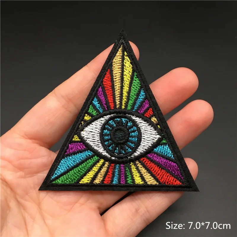 Parche bordado ojo Horus táctico – Para chaleco o mochila - imagen 2