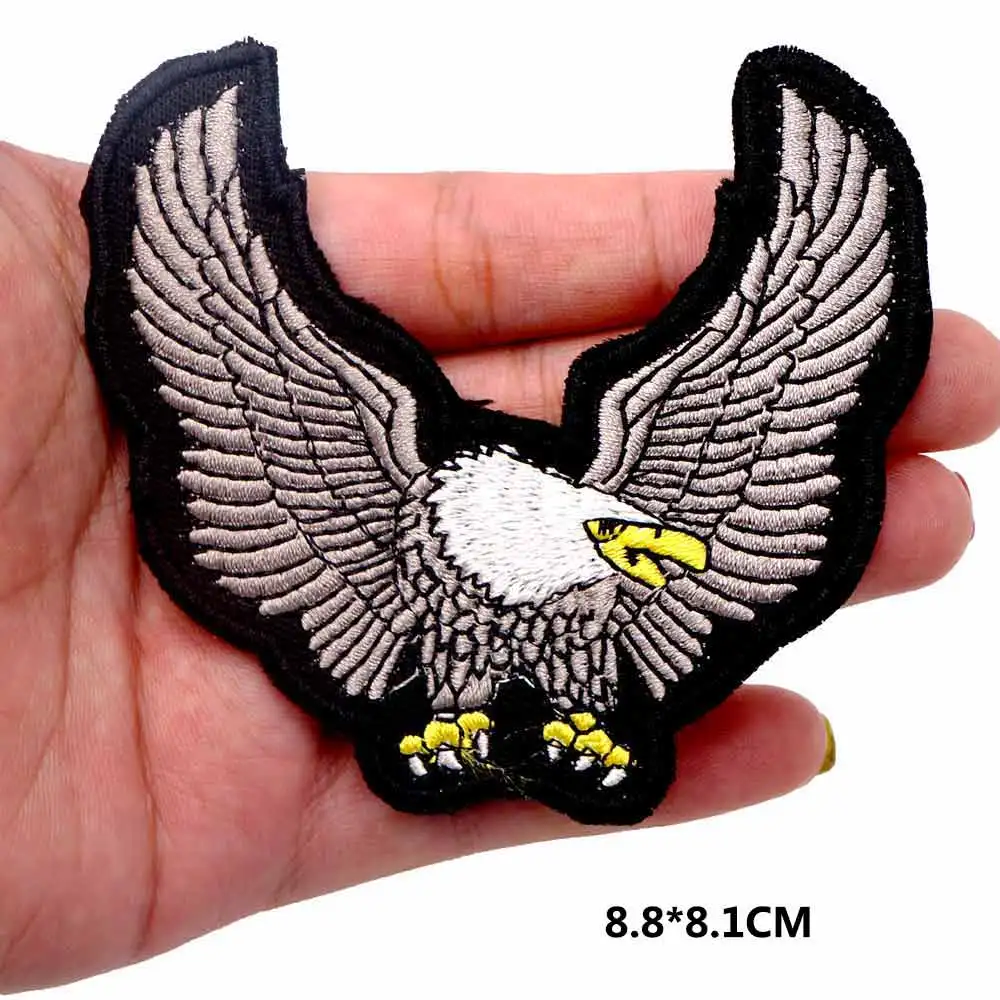 Parche bordado águila americana – Velcro para chaleco táctico - imagen 2