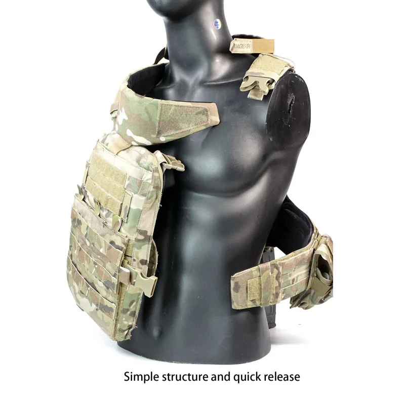 Chaleco táctico FCSK AVS con protección cuello - imagen 2