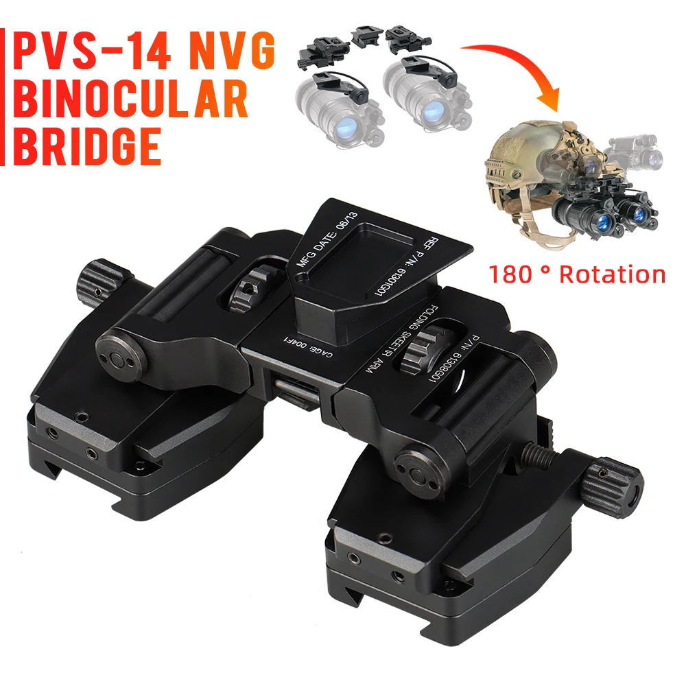 Soporte NVG PVS14 tipo Rhino para casco L4 G24 rápido - imagen 5