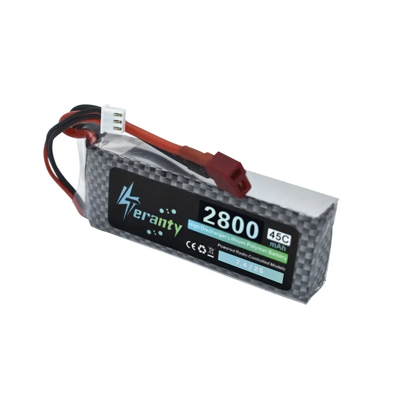 Batería instalada en modelo RC
