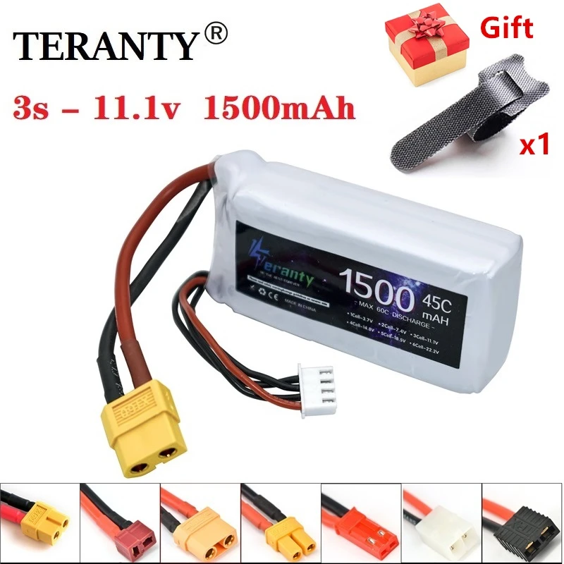 WLtoys V950 Batería LiPo 11.1V 1500mAh 45C - imagen 3
