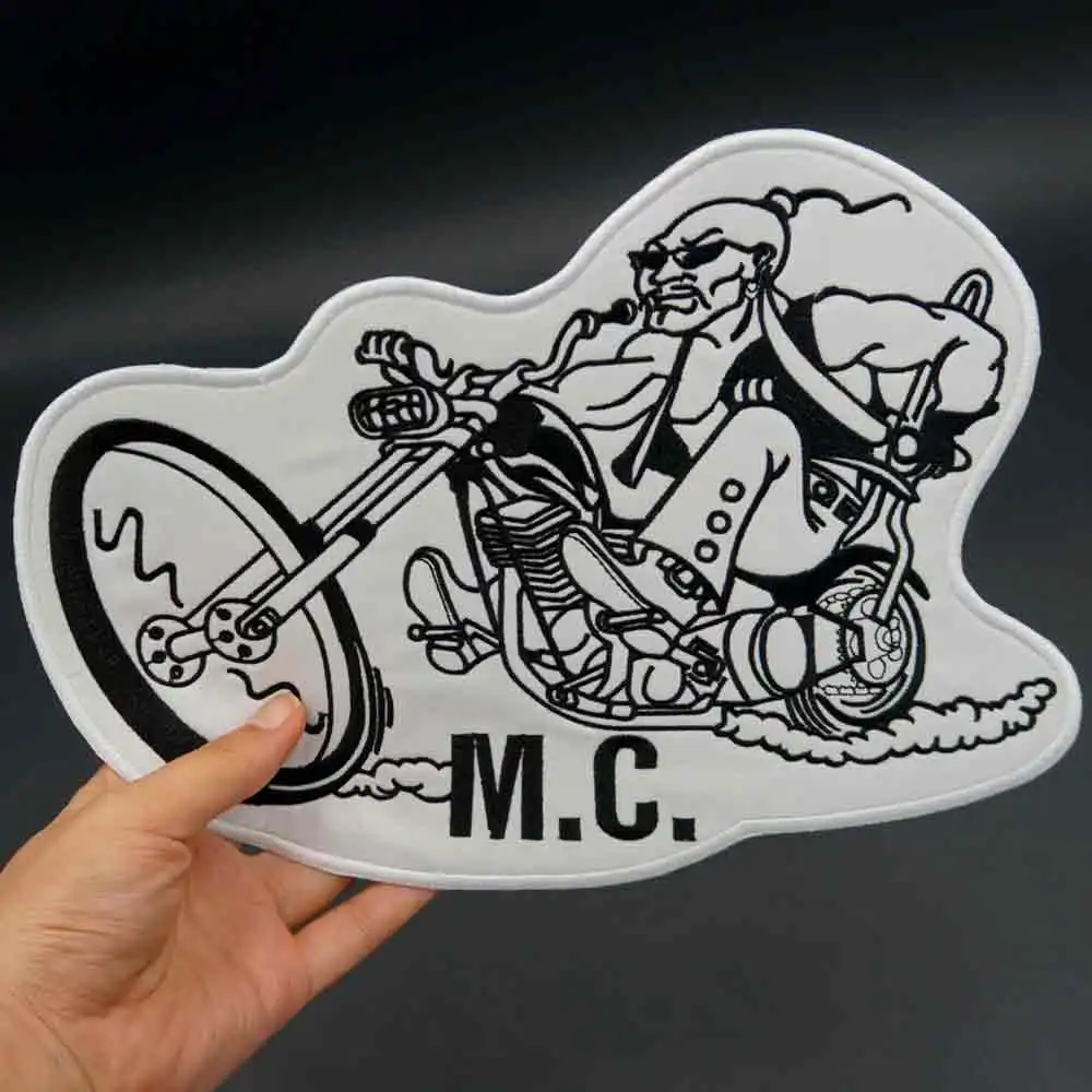Mongols Nomad parche bordado motociclista MC punk para ropa grande - imagen 3