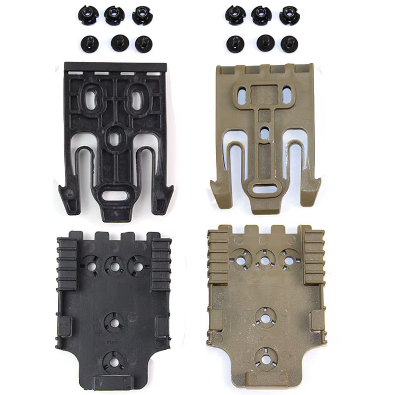 Adaptador QLS enganche rápido Glock 17 19 Beretta M92 – Funda táctica - imagen 4