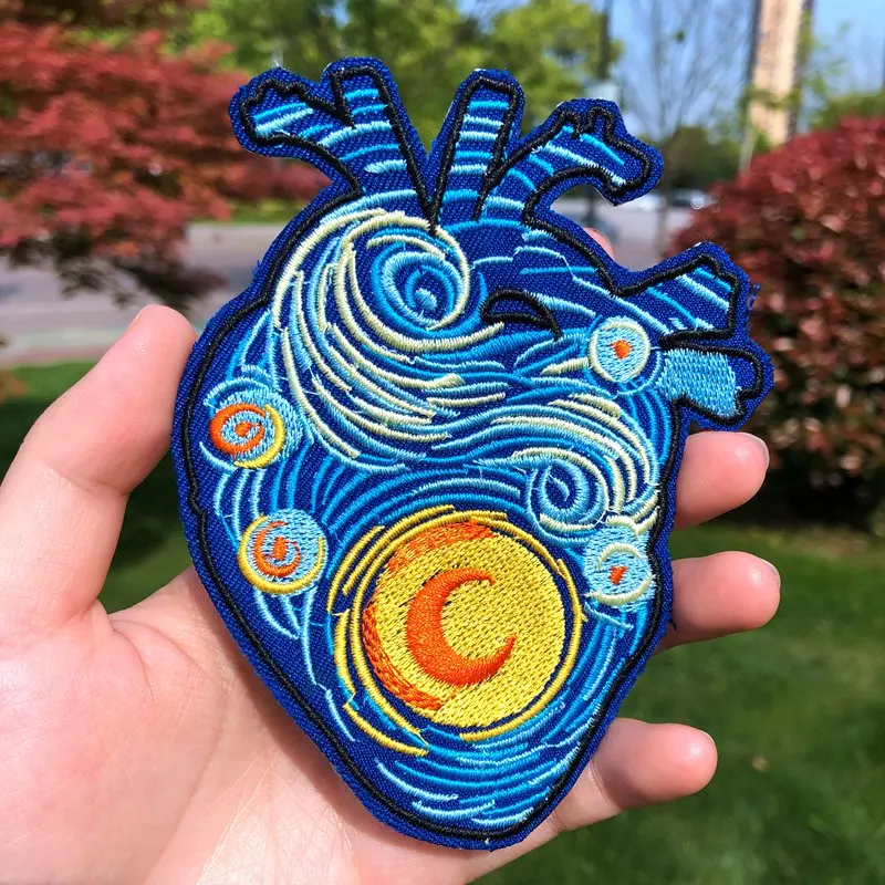 Parche Prajna Van Gogh bordado – Para planchar o coser - imagen 2