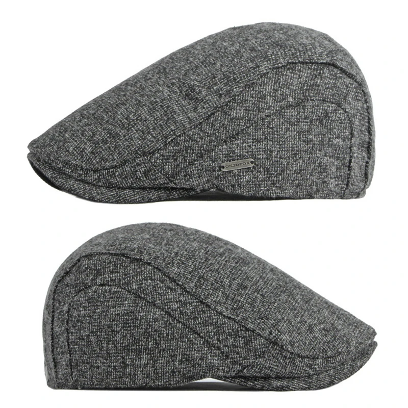 Gorra de pico pato espiga con visera para otoño e invierno - imagen 4