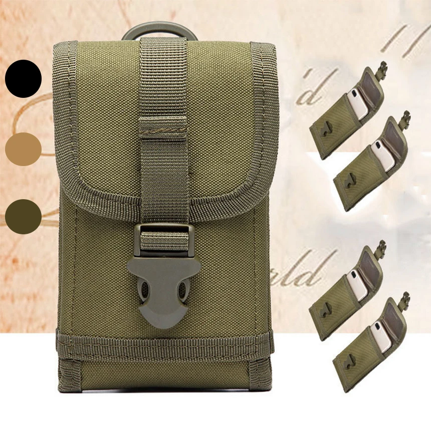 Bolsa Molle frontal mostrando el sistema de enganche
