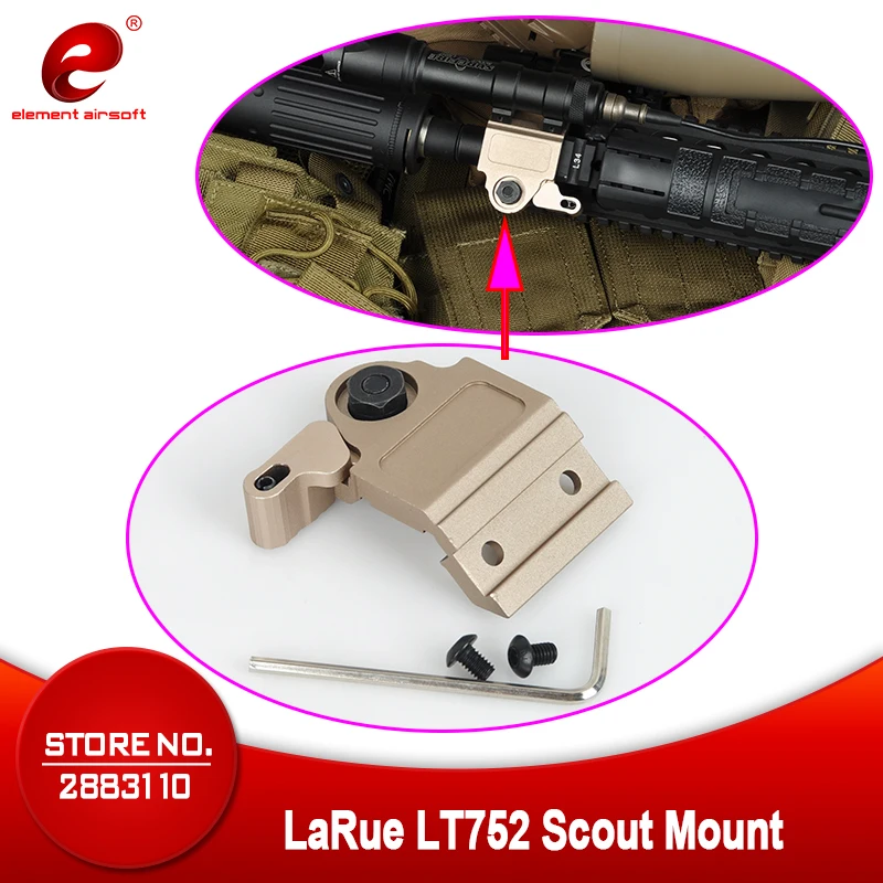 Montura táctica LaRue LT752 Element para linterna EX290 - imagen 5