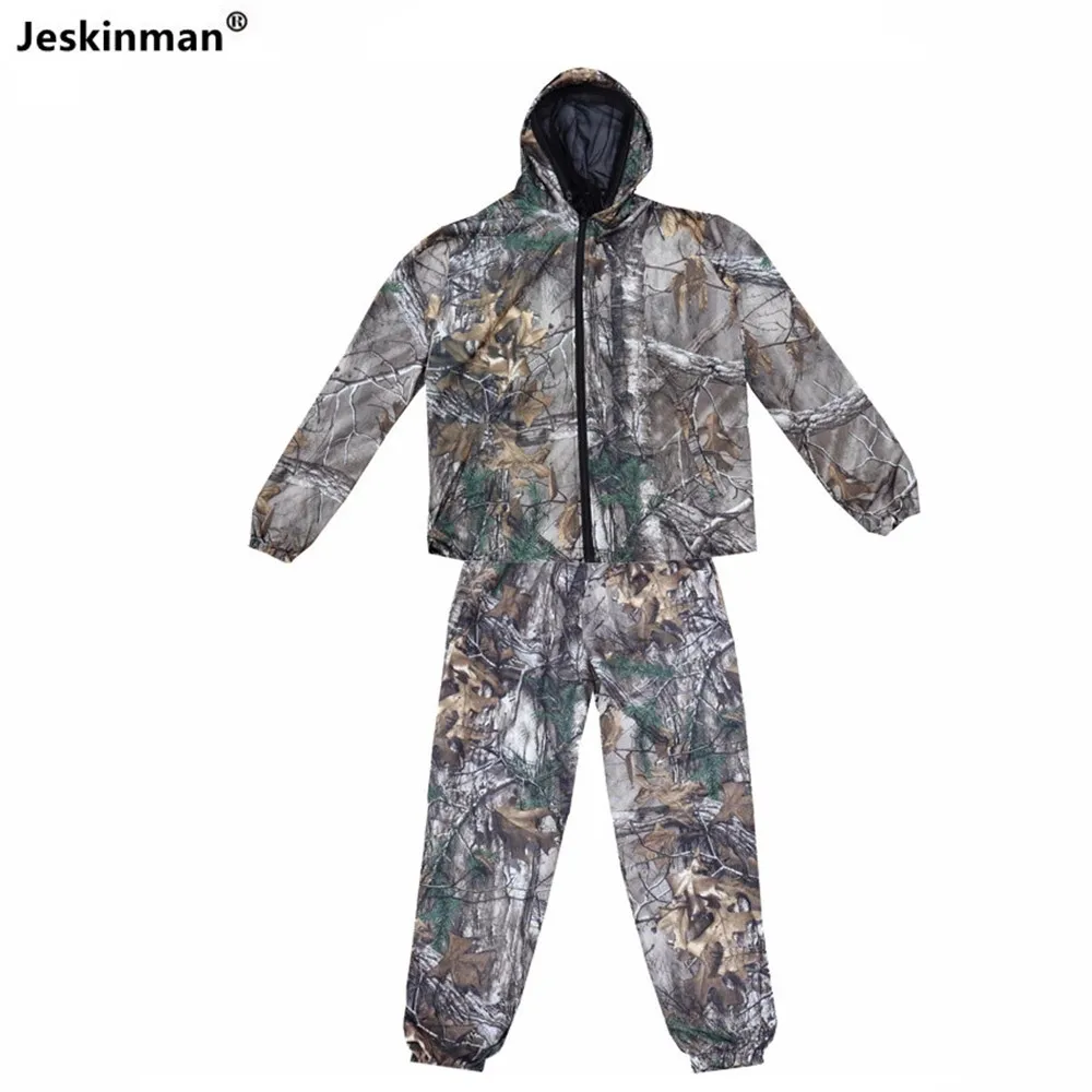 Traje camuflaje ultrafino ripstop protección solar antimosquitos