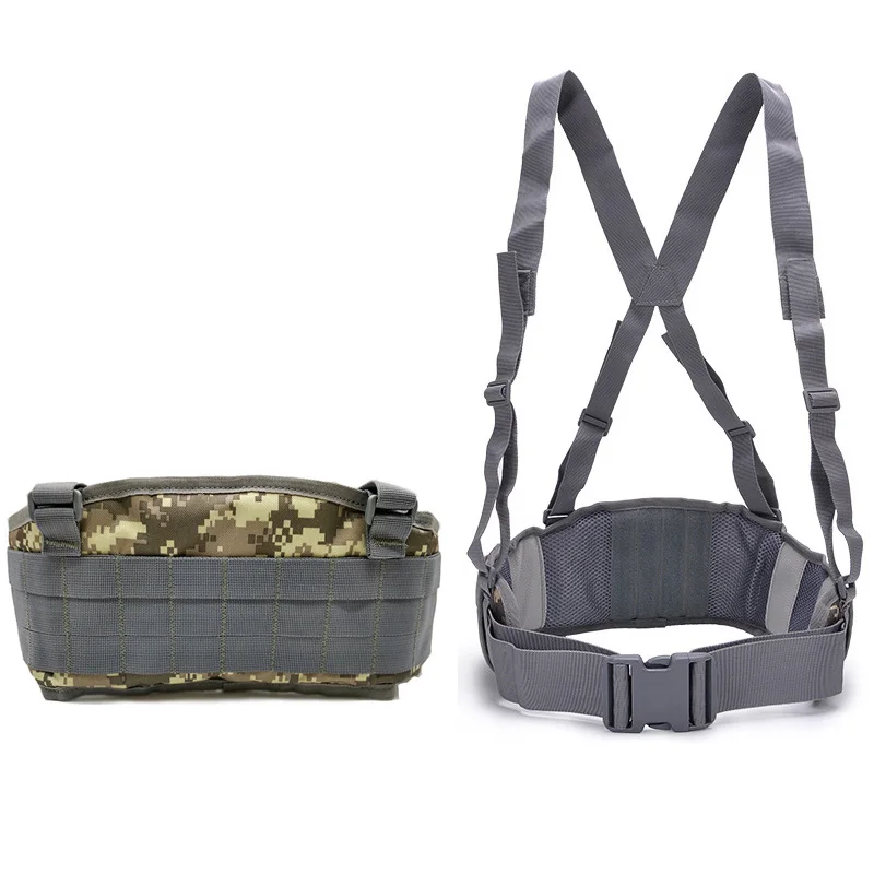 Chaleco táctico MOLLE Airsoft de nylon con cinturón ajustable - imagen 2