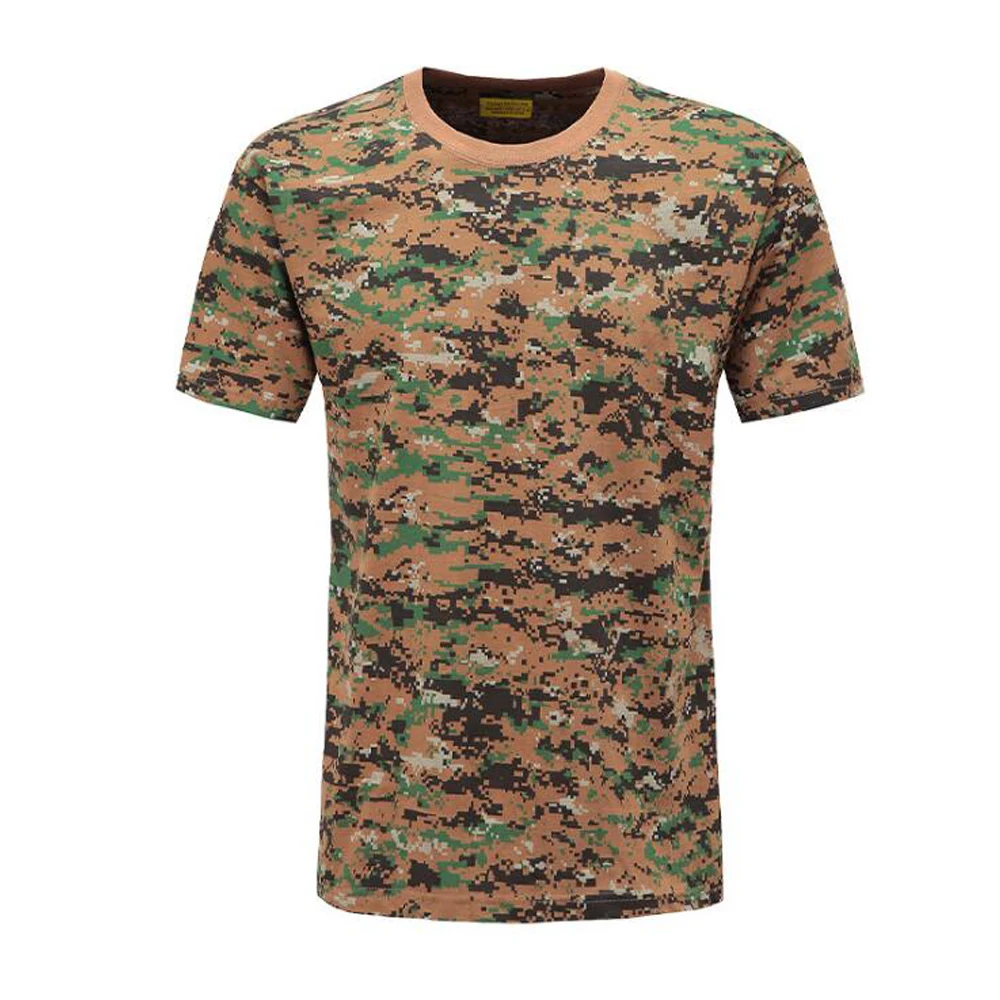 Camisa táctica de combate camuflaje cuello redondo para caza outdoor - imagen 2