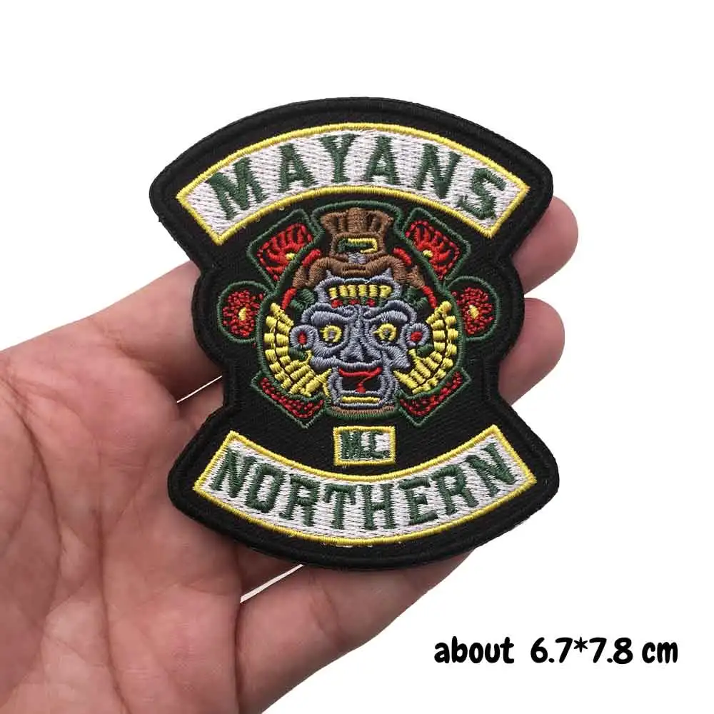 Mayans Sons of Anarchy parche bordado motociclista punk - imagen 5