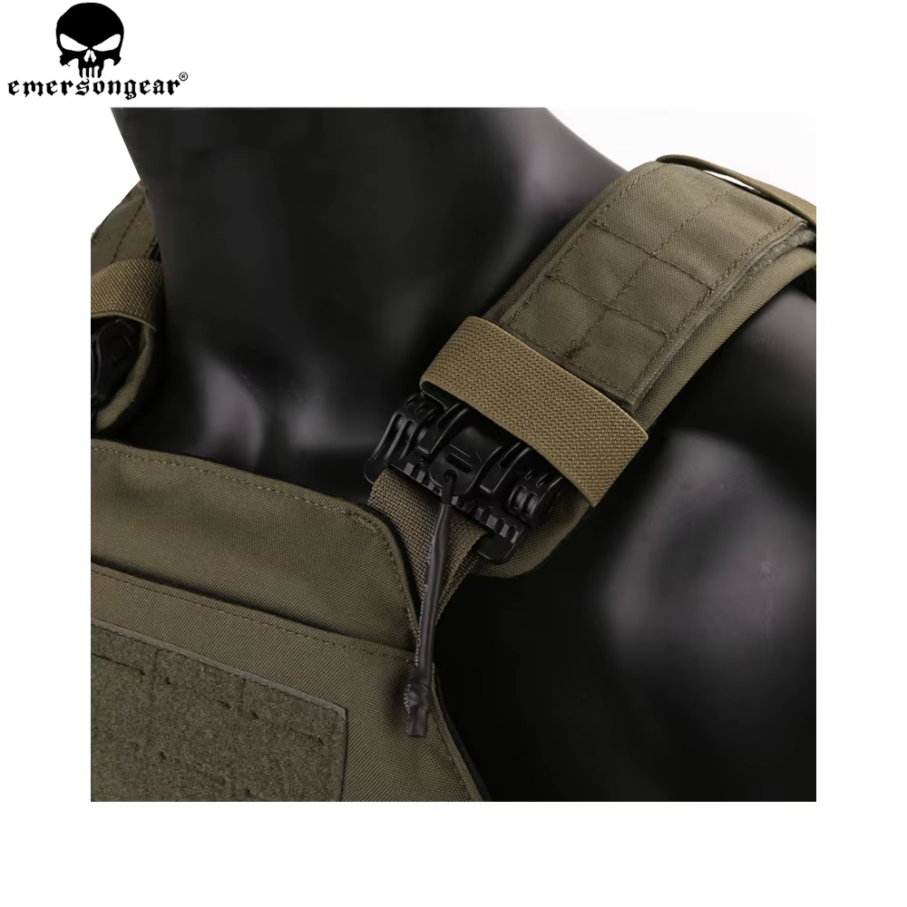 EMERSONGEAR LVAC ASSAULT Plate Carrier táctico liberación rápida MOLLE - imagen 3