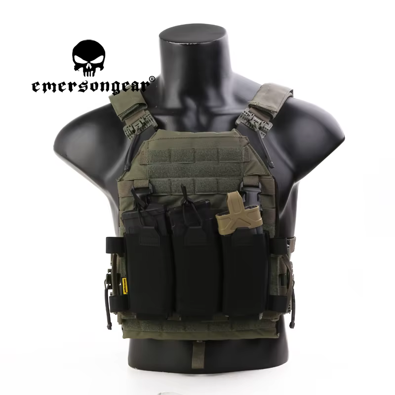Emersongear Portacargadores Triple 5.56 MOLLE – Cierre Magnético Elástico - imagen 5