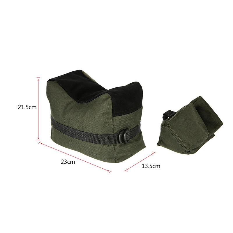Soporte arma táctica doble delantera trasera con saco de arena