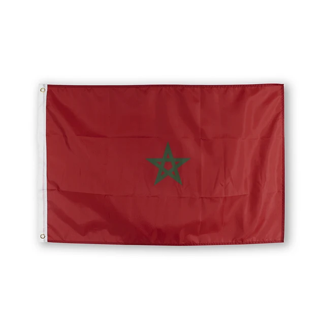 FLAGLAND Bandera nacional de Marruecos – Pabellón marroquí poliéster - imagen 3