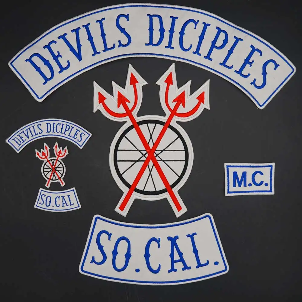 Parche Termoadhesivo Socal MC Discípulos del Diablo para Ropa