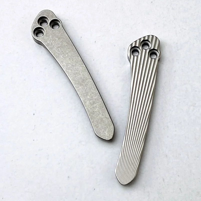 Clip de titanio Spyderco Deep Carry – Compatible C81 Delica Endura - imagen 5