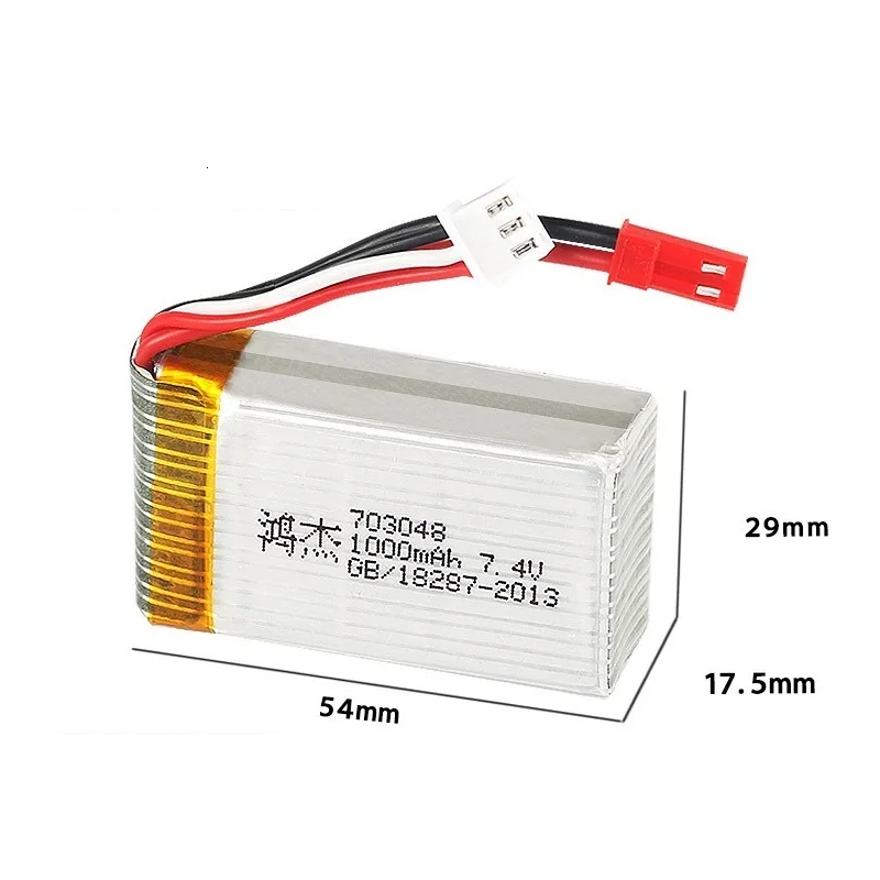 Especificaciones batería Lipo 7,4V para drone