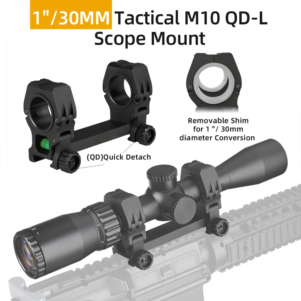 Soporte de mira táctica para rifle en riel airsoft y caza - imagen 5