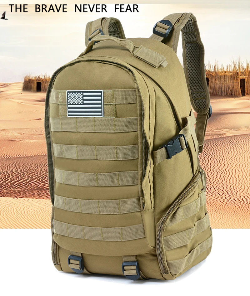 Mochila de hombro con diseño camuflaje y gran capacidad