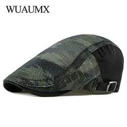 Boina táctica de camuflaje veraniega de malla transpirable unisex
