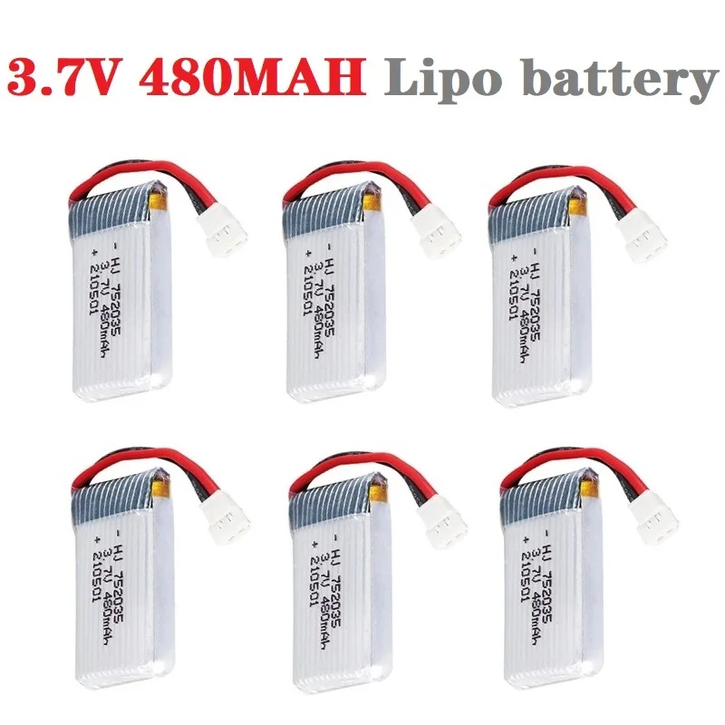 H31 Batería recargable 3,7V 480mAh para drones H107 KY101 E33C