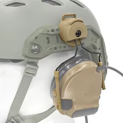 VULPO Adaptador de riel para casco Comtac I/II - soporte auriculares