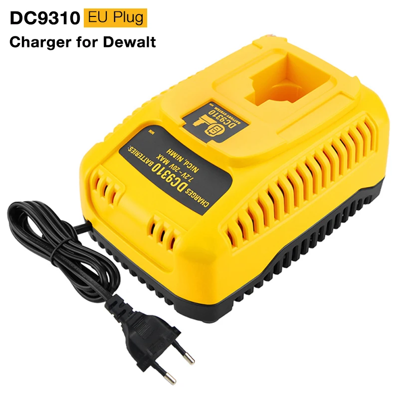 Cargador apoyado sobre una batería de 14,4 V