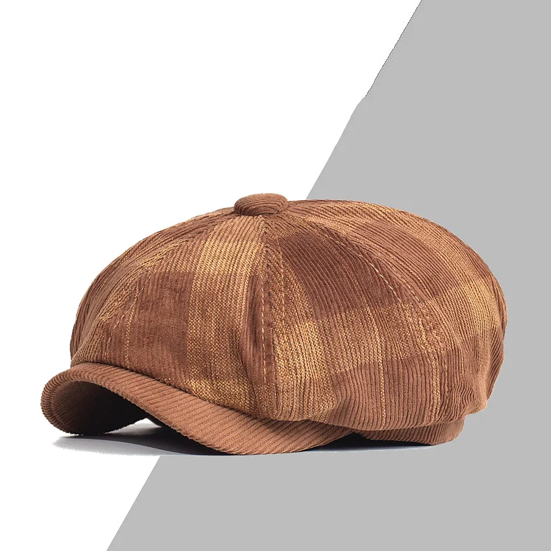 Sombrero newsboy a cuadros estilo Gatsby