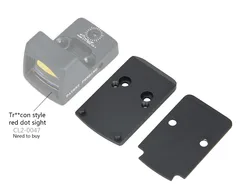 Placa adaptadora para punto rojo con base de montaje Picatinny