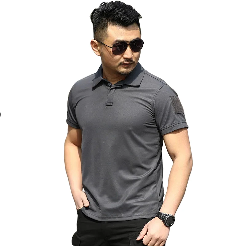 Camiseta táctica transpirable de secado rápido para hombre - imagen 3