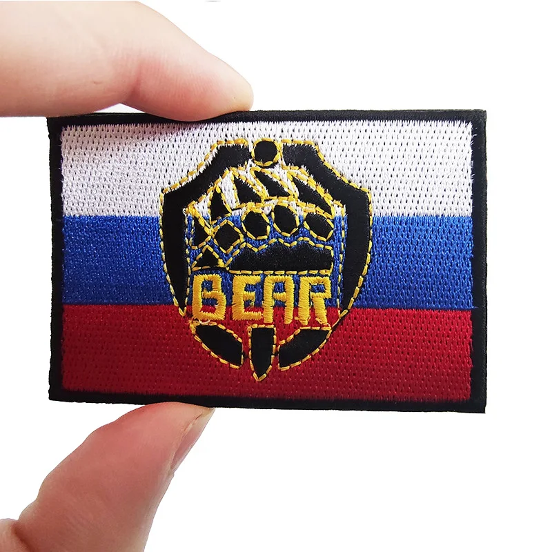Parche táctico ruso bordado con velcro 3D para mochila o chaqueta - imagen 3