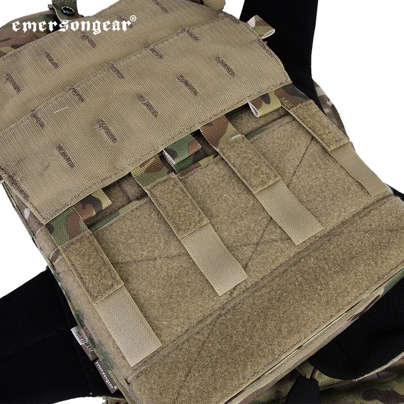 EMERSONGEAR AVS Portador Placa Modular MOLLE Negro - imagen 5