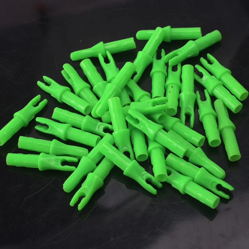 Nock de fibra vidrio carbono 6,2mm para flecha de competición - imagen 3