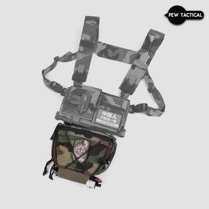 Pew RAID arnés de pecho MK3/MK4 D3CRM bolsa táctica desplegable - imagen 4