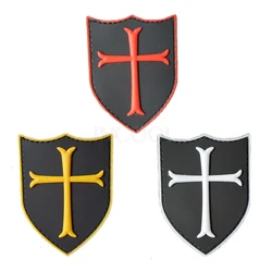 Parche bordado Templarios - PVC para chaqueta, ropa y mochila