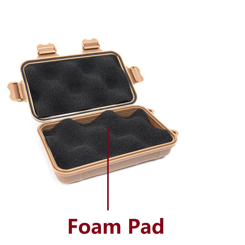 Caja impermeable táctica EDC – Contenedor hermético bushcraft