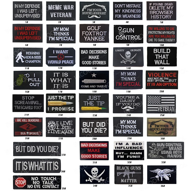 Parche bordado militar clásico – Aplique para equipación táctica - imagen 3