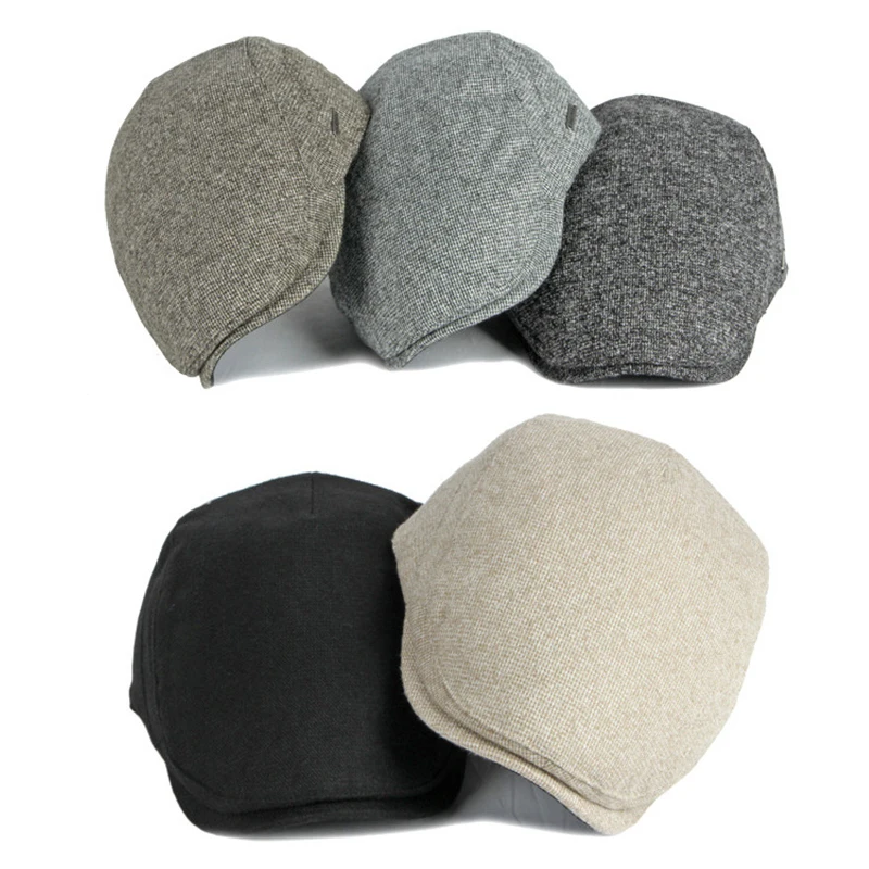 Gorra de pico pato espiga con visera para otoño e invierno - imagen 5