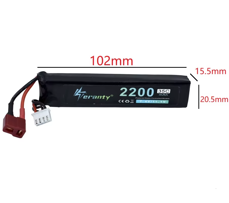 Batería LiPo 3S 11.1V 2200mAh 35C para Airsoft y RC duradera - imagen 4