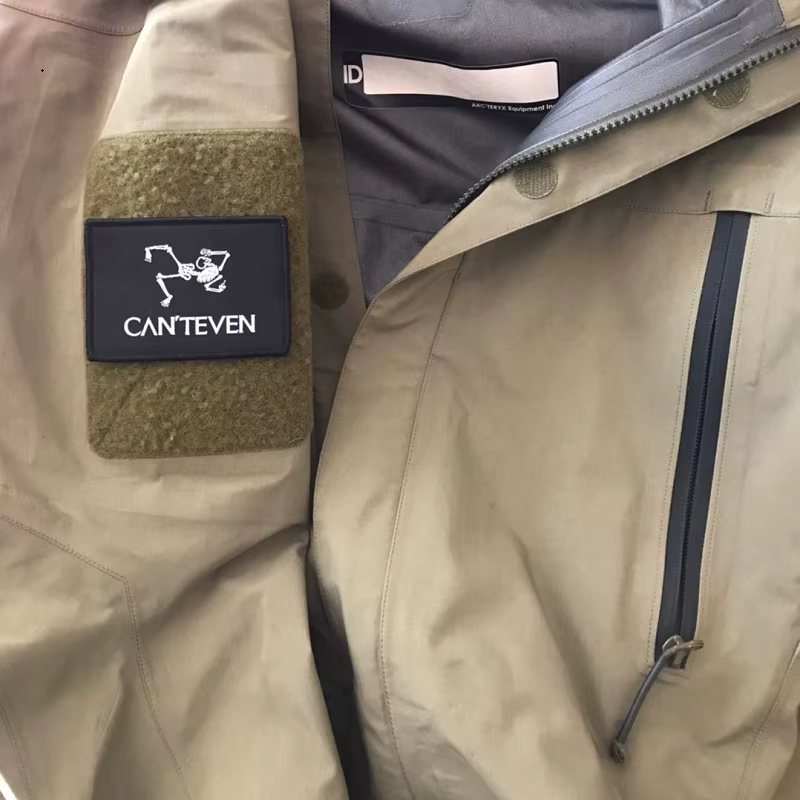 Parche táctico bordado esqueleto para ropa MOLLE