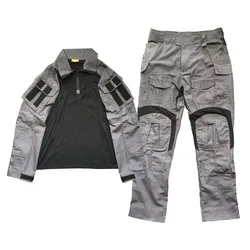GEN3 Frog City Grey conjunto táctico manga larga con rodilleras