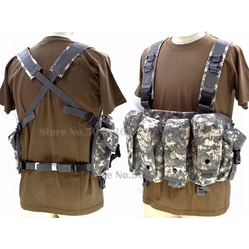 Chaleco de camuflaje con configuración Molle