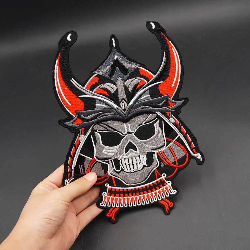 Iron Samurai – Parche bordado Club Motociclistas chaqueta o chaleco táctico - imagen 2