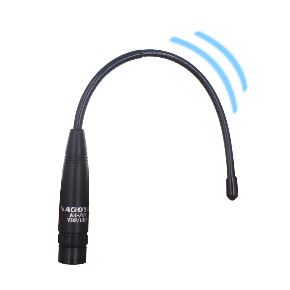 Comparación de tamaño de la antena NA-701